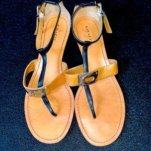 Coach women’s wedge sandals
